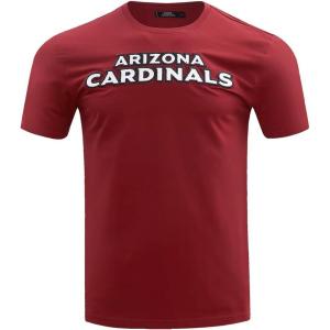 Pro Standard Mens NFL Classic Chenille Short Sleeve Tee(Cardinal Red)