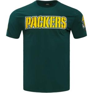 Pro Standard Mens NFL Classic Chenille Short Sleeve Tee(Forest Green)