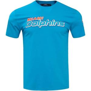 Pro Standard Mens NFL Classic Chenille Short Sleeve Tee(Teal)