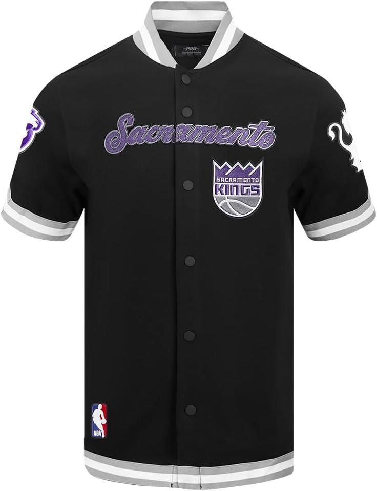 image:imageMens NBA Classic Chenille Button DownBlackGray