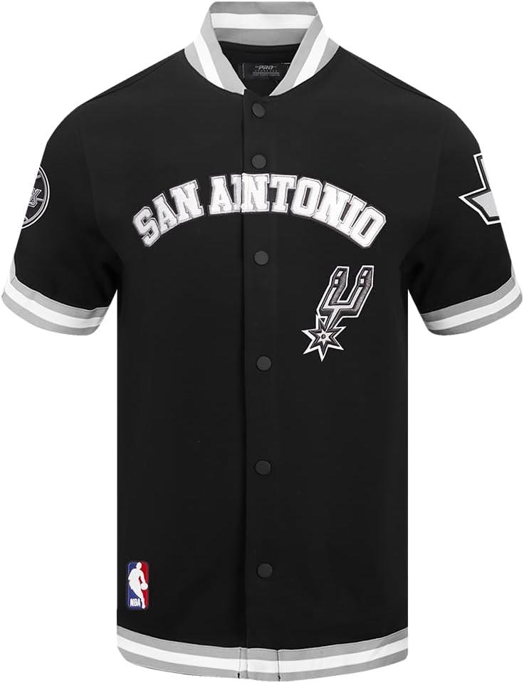 image:imageMens NBA Classic Chenille Button DownBlackGray