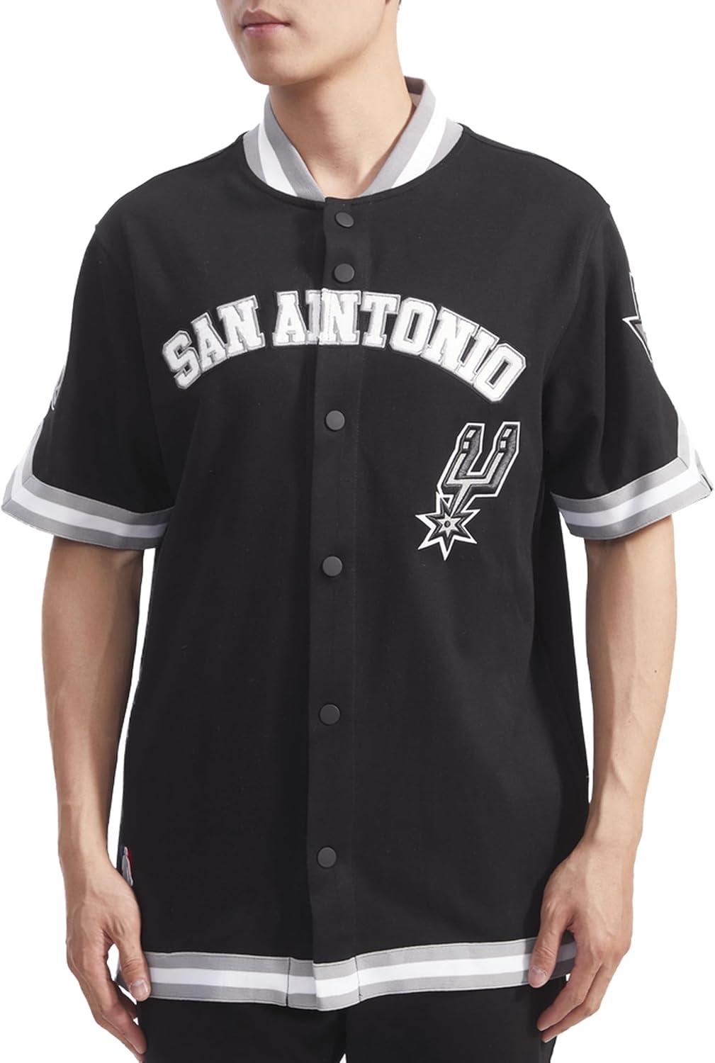 image:imageMens NBA Classic Chenille Button DownBlackGray