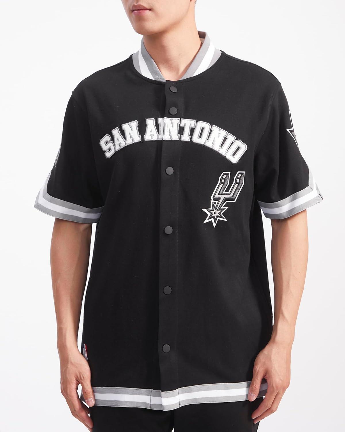 image:imageMens NBA Classic Chenille Button DownBlackGray