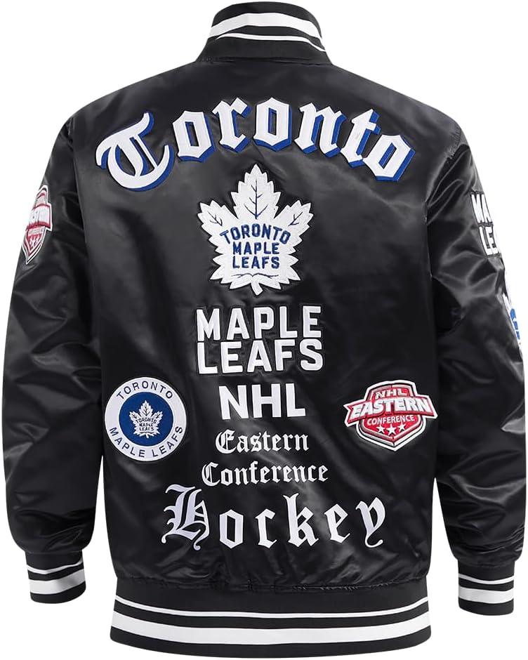 image:imagePro Standard Mens NHL Old English Satin JacketBlack