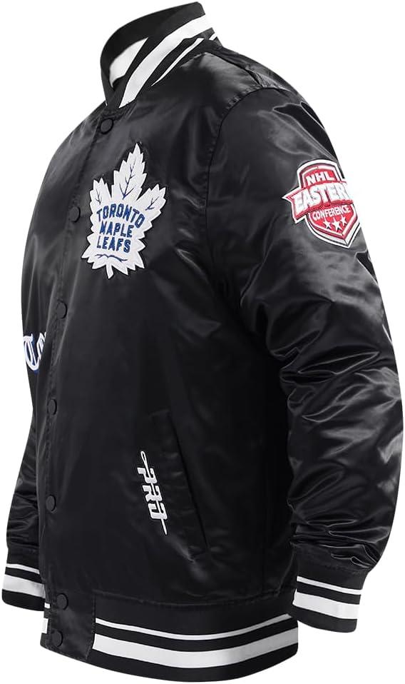 image:imagePro Standard Mens NHL Old English Satin JacketBlack