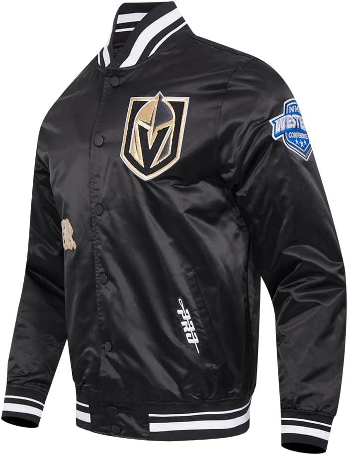 image:imagePro Standard Mens NHL Old English Satin JacketBlack