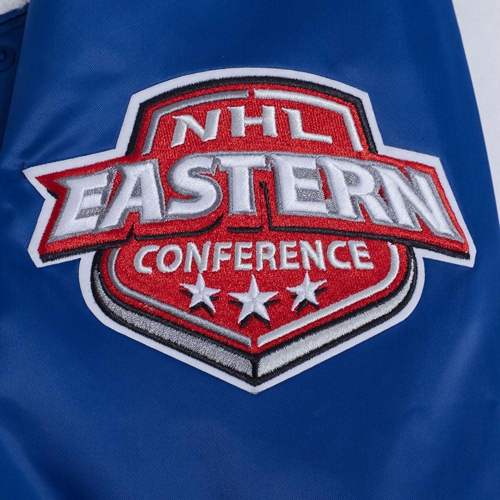 image:imagePro Standard Mens NHL Old English Satin JacketDodger Blue