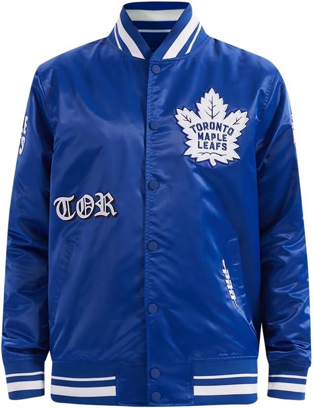 image:imagePro Standard Mens NHL Old English Satin JacketDodger Blue