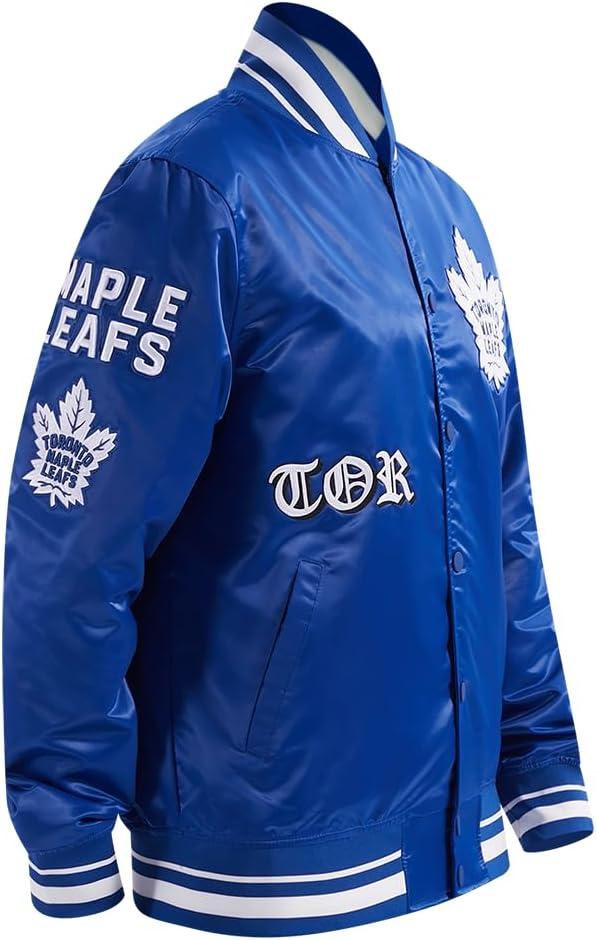 image:imagePro Standard Mens NHL Old English Satin JacketDodger Blue