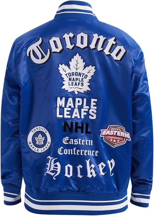 image:imagePro Standard Mens NHL Old English Satin JacketDodger Blue