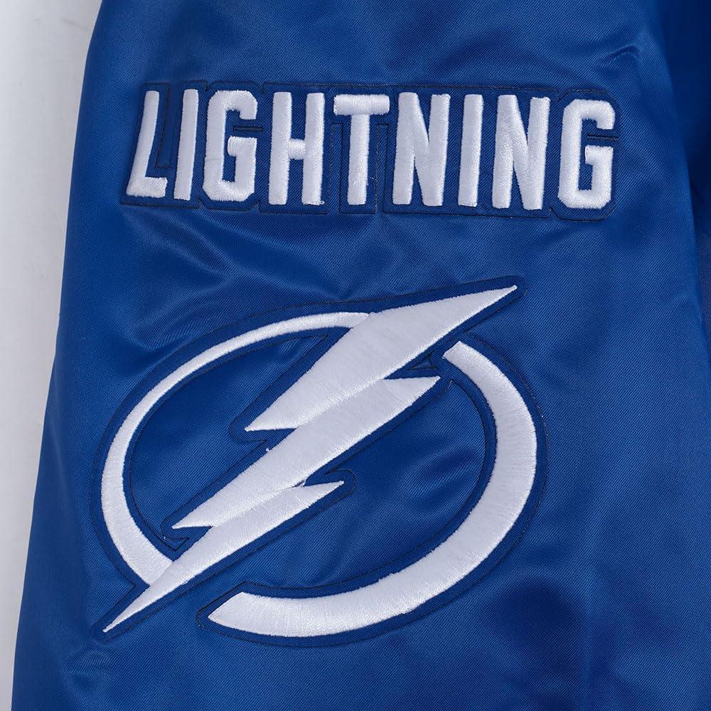 image:imagePro Standard Mens NHL Old English Satin JacketDodger Blue
