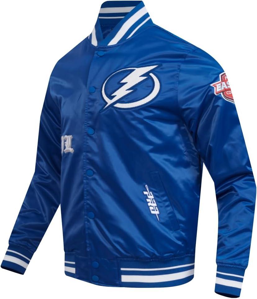 image:imagePro Standard Mens NHL Old English Satin JacketDodger Blue