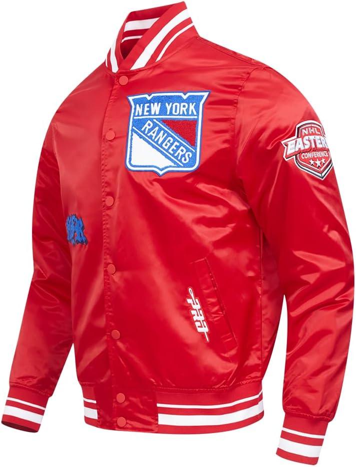 image:imagePro Standard Mens NHL Old English Satin JacketRed