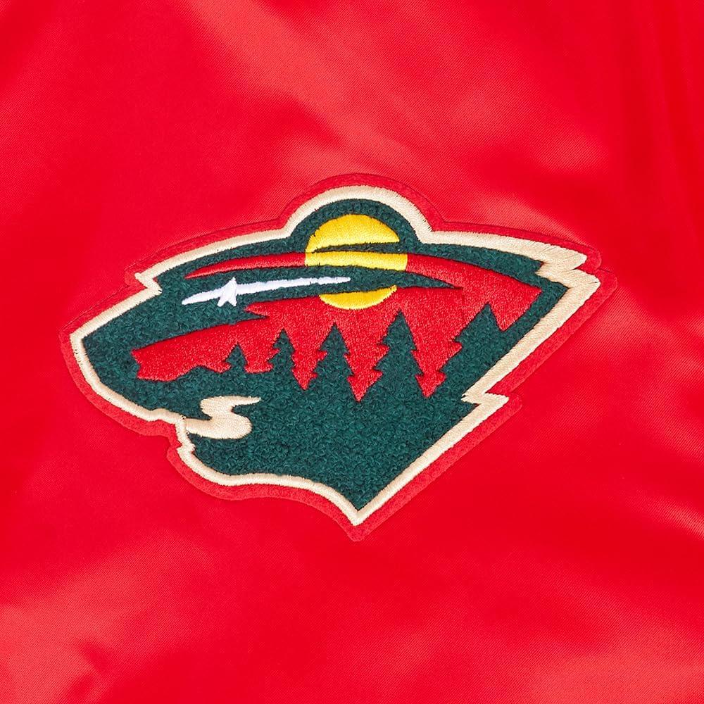 image:imagePro Standard Mens NHL Old English Satin JacketRed