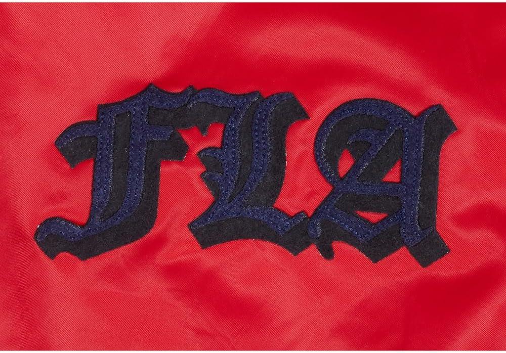 image:imagePro Standard Mens NHL Old English Satin JacketRedMidnight NavyRed