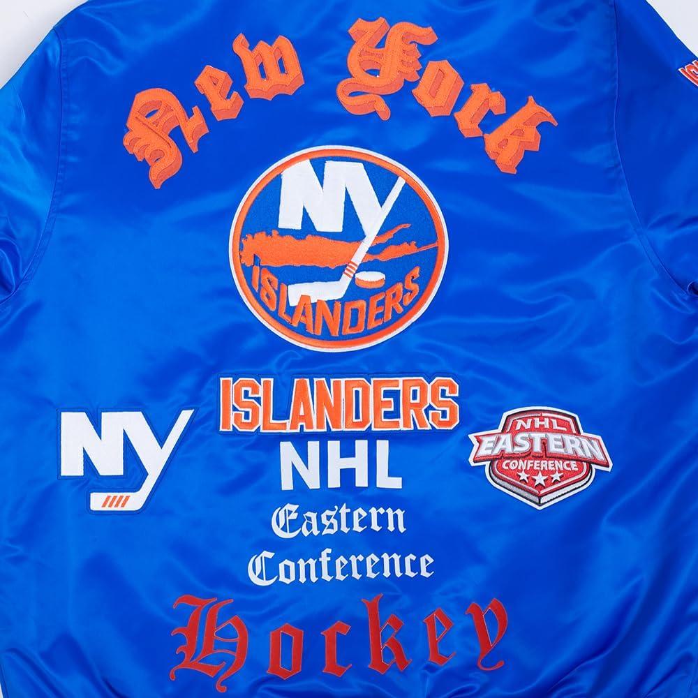 image:imagePro Standard Mens NHL Old English Satin JacketRoyal Blue