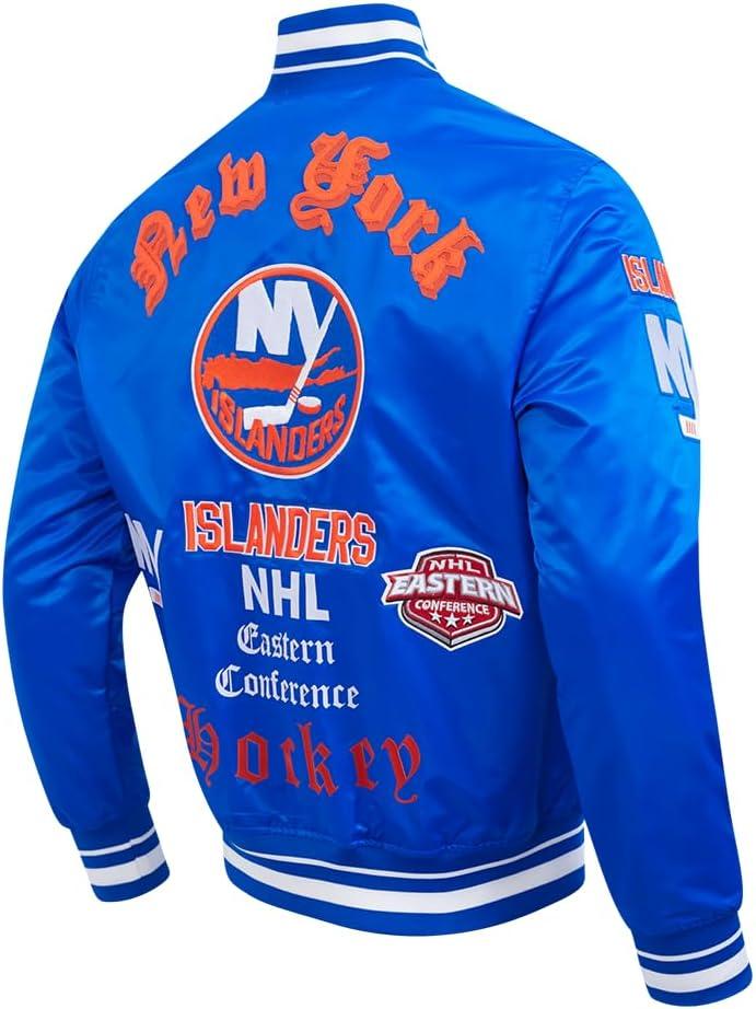image:imagePro Standard Mens NHL Old English Satin JacketRoyal Blue