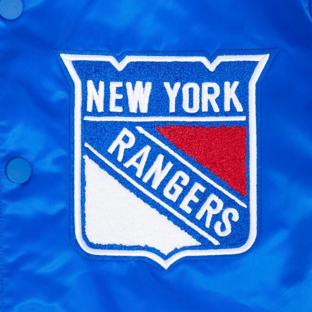 image:imagePro Standard Mens NHL Old English Satin JacketRoyal Blue