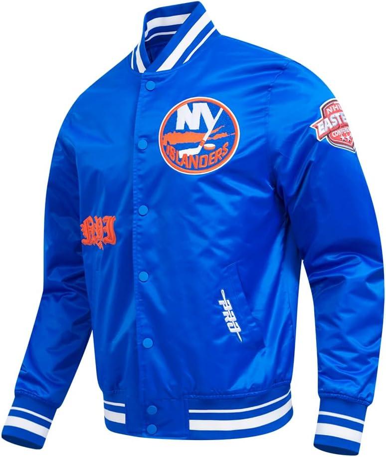 image:imagePro Standard Mens NHL Old English Satin JacketRoyal Blue