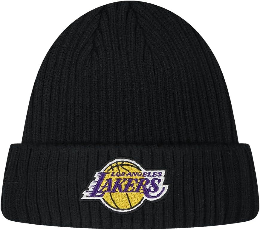image:imagePro Standard NBA Los Angeles Lakers Modern Originals Heavyweight Knit Beanie Unlined Cuffed Black Os