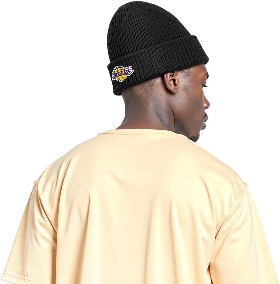 image:imagePro Standard NBA Los Angeles Lakers Modern Originals Heavyweight Knit Beanie Unlined Cuffed Black Os