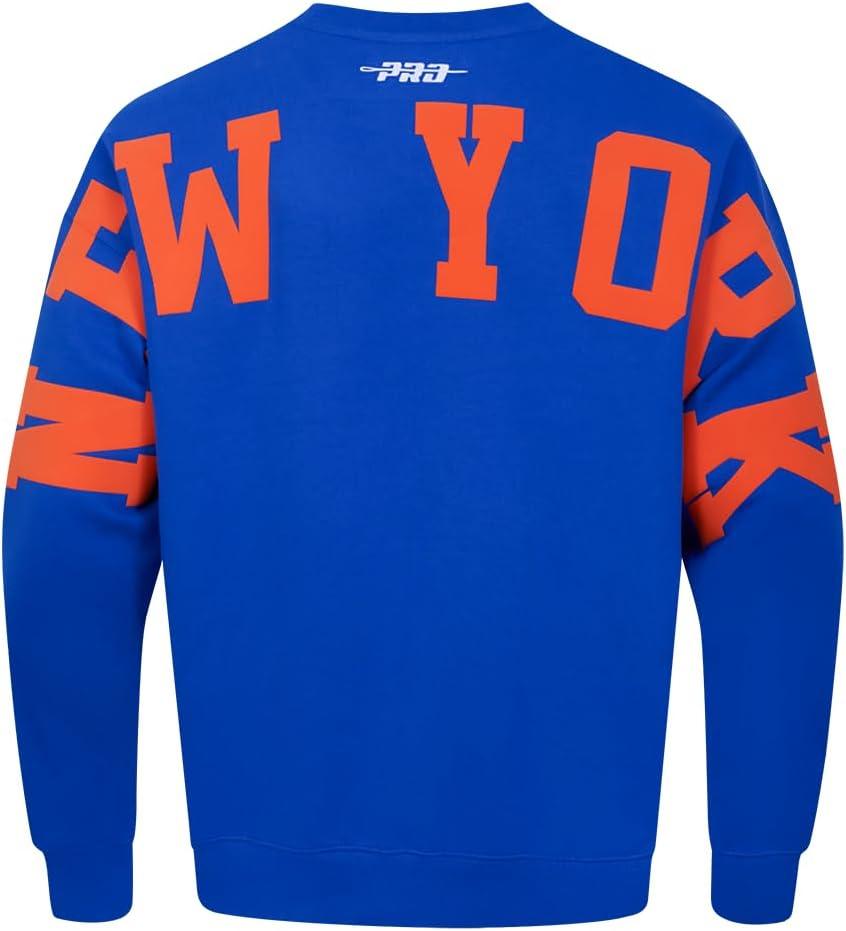 image:imagePro Standard NBA mens Mens Nba Wingspan Fleece Crewneck SweatshirtRoyal Blue