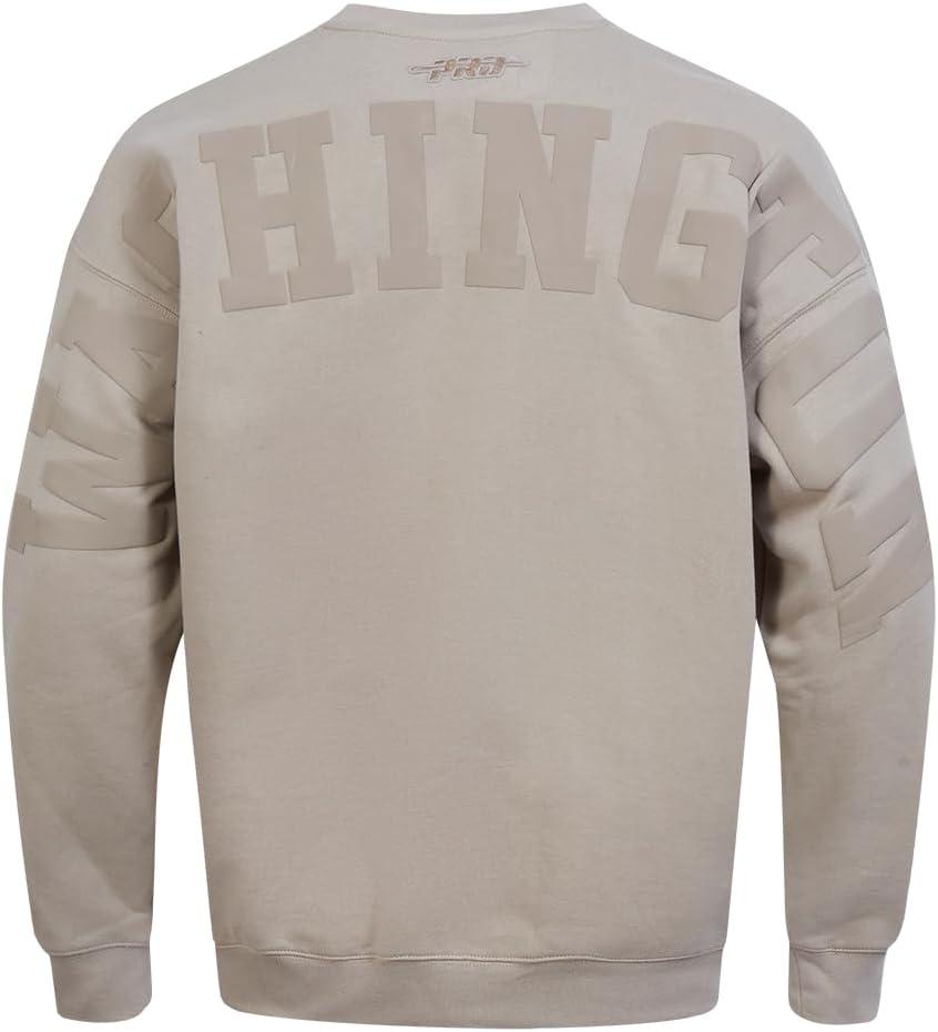 image:imagePro Standard NBA mens Mens Nba Wingspan Fleece Crewneck SweatshirtTaupe