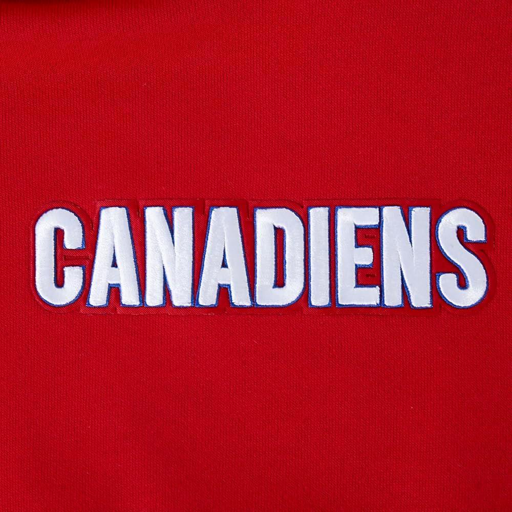 image:imagePro Standard NHL mens Mens Nhl Wingspan Fleece Pull Over HoodieRed