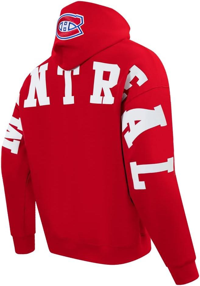 image:imagePro Standard NHL mens Mens Nhl Wingspan Fleece Pull Over HoodieRed