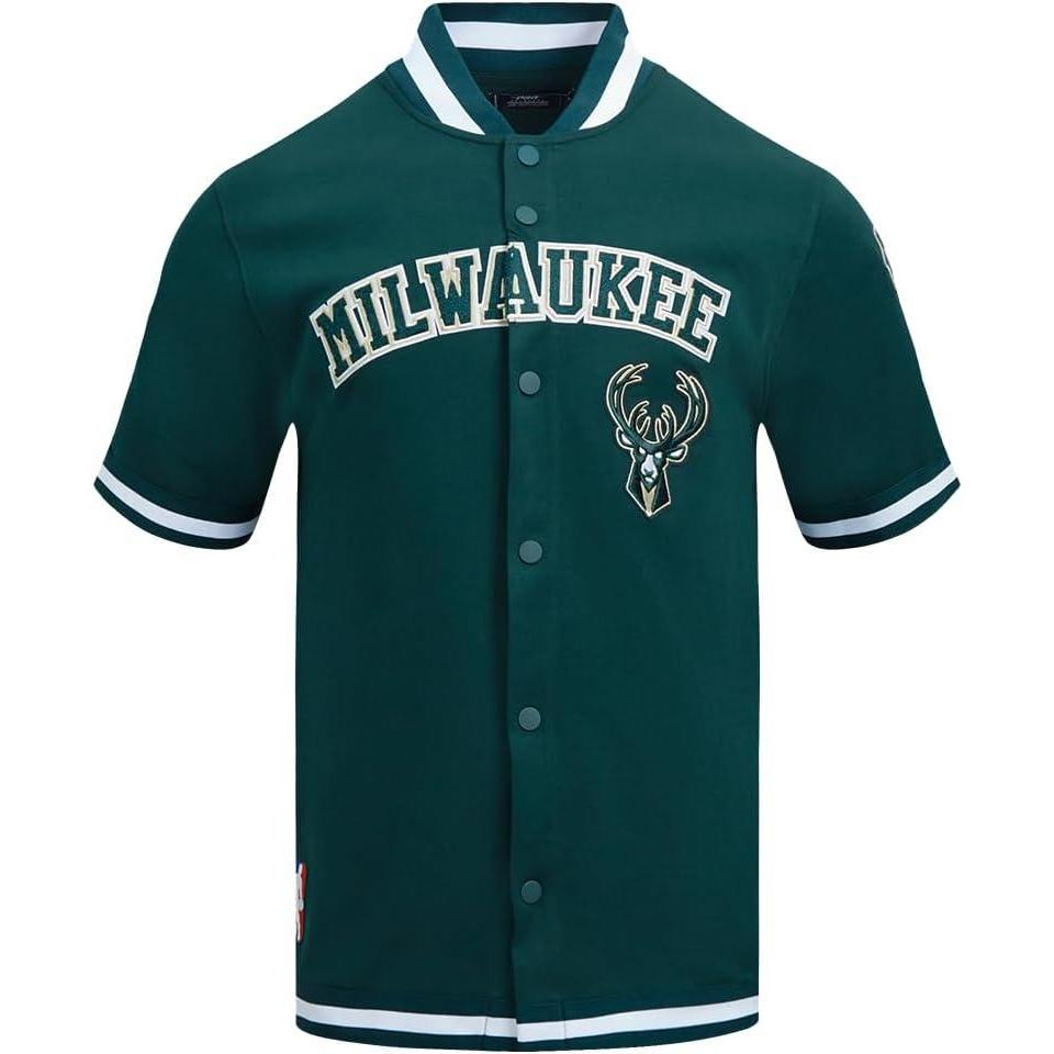 image:imageMens NBA Classic Chenille Button DownForest Green