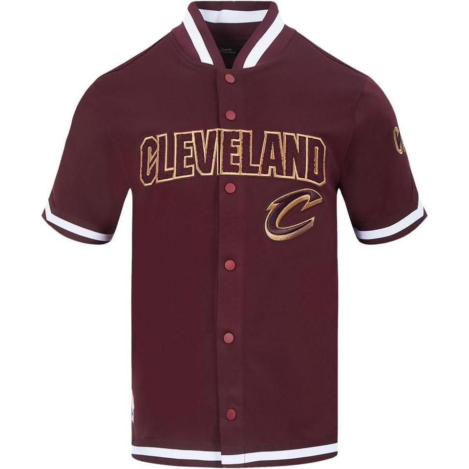 image:imageMens NBA Classic Chenille Button DownWine