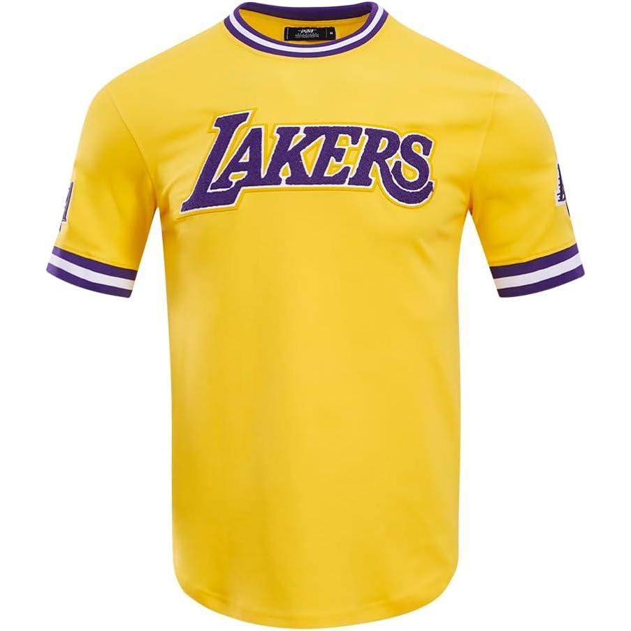 image:imageMens NBA Classic Chenille Short Sleeve TeeYellow