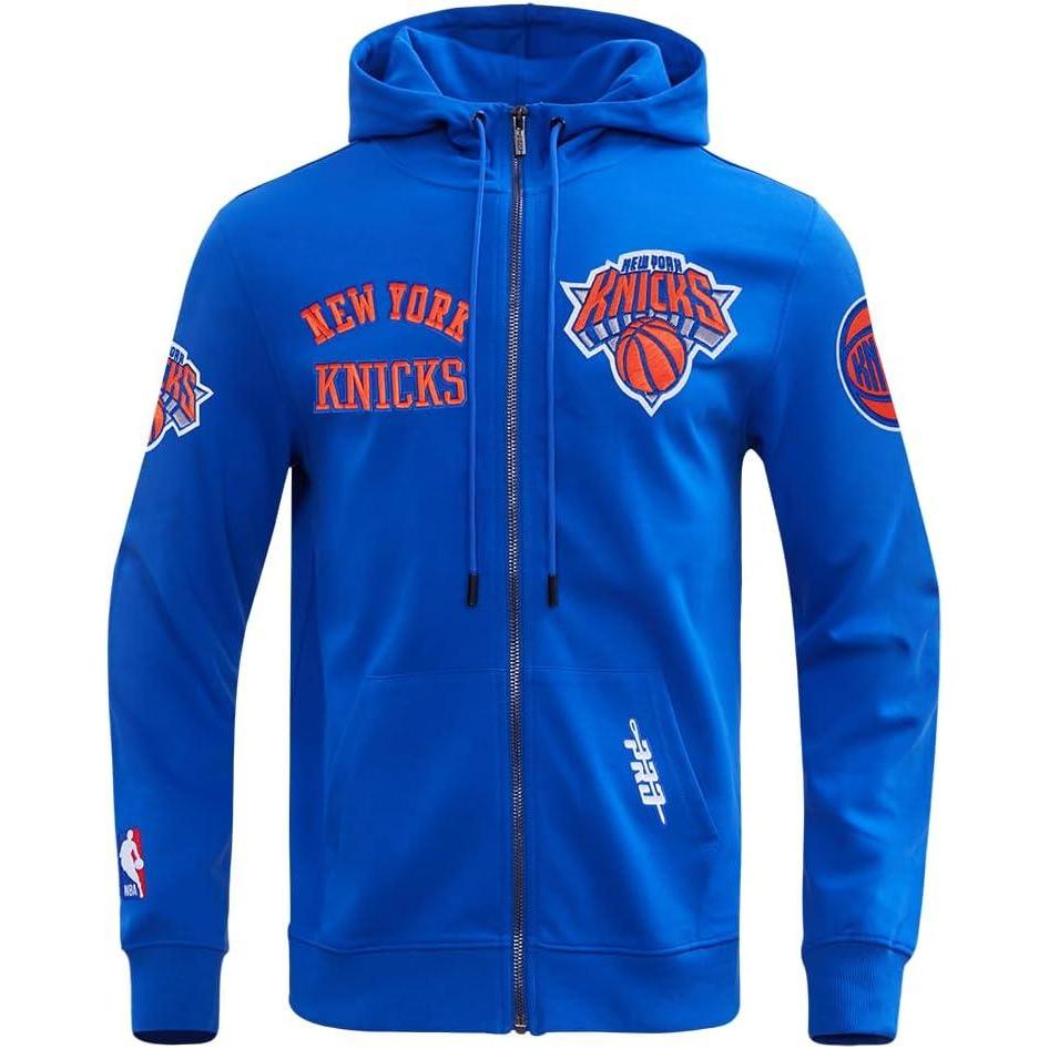 image:imagePro Standard Mens NBA Classic Wind Woven Full Zip HoodieRoyal Blue