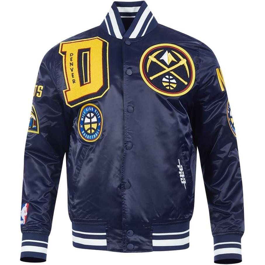 image:imagePro Standard Mens NBA Mash Up Satin JacketMidnight Navy