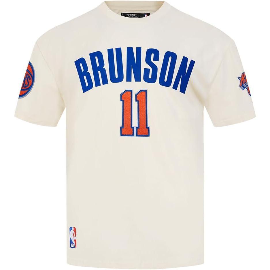 image:imagePro Standard Mens NBA New York Knicks Classic Player Short Sleeve Taping TeeEggshellRoyal Blue