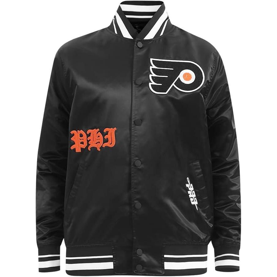 image:imagePro Standard Mens NHL Old English Satin JacketBlack