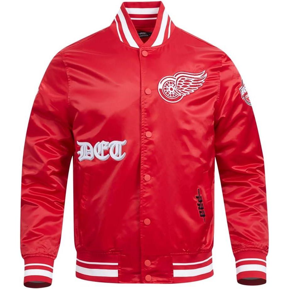 image:imagePro Standard Mens NHL Old English Satin JacketRed
