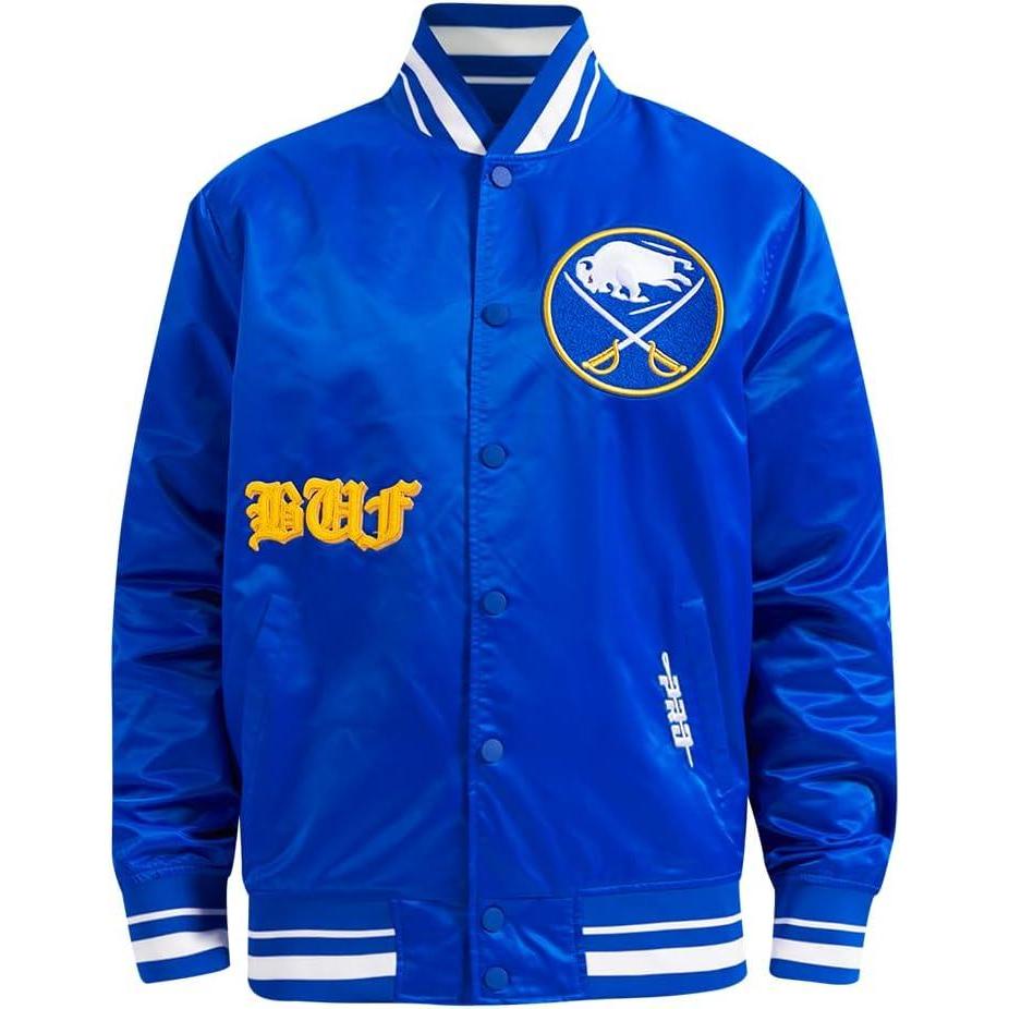 image:imagePro Standard Mens NHL Old English Satin JacketRoyal Blue