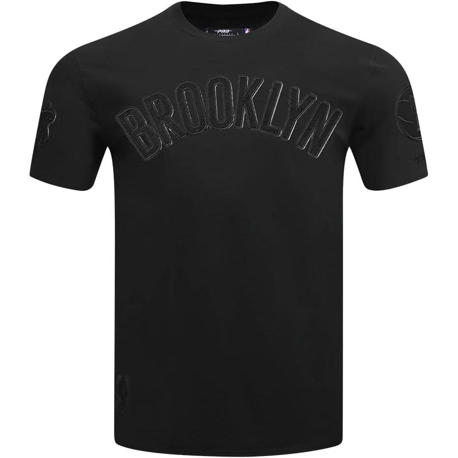 image:imagePro Standard NBA Mens Mens NBA Classic Triple Black Cotton Short Sleeve TeeBlack