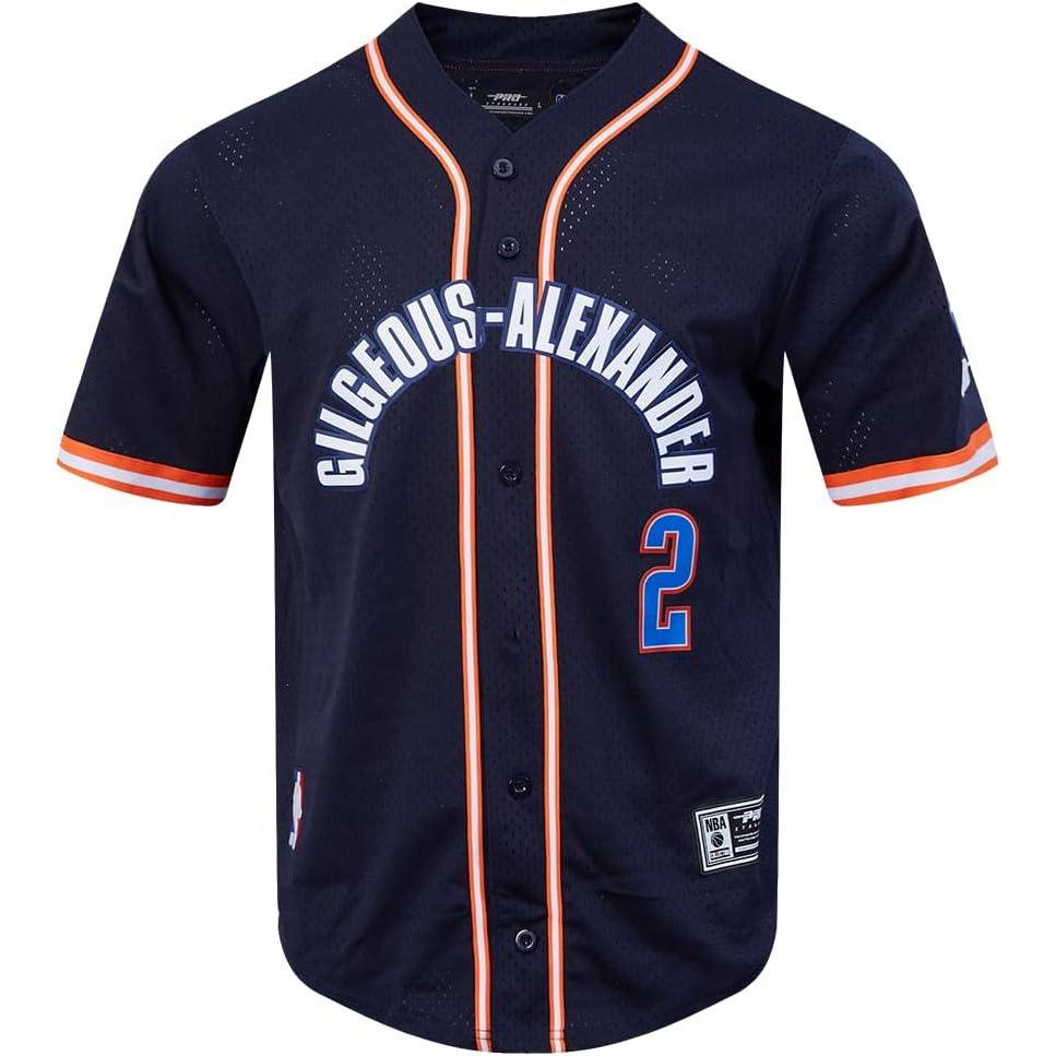 image:imagePro Standard NBA Mens Mens NBA Oklahoma City Thunder Classic Player Mesh Down TopTeam Color