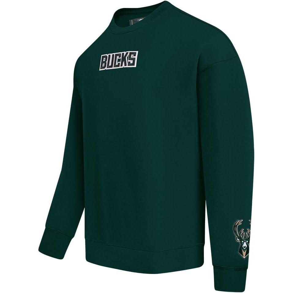 image:imagePro Standard NBA mens Mens Nba Wingspan Fleece Crewneck SweatshirtForest Green