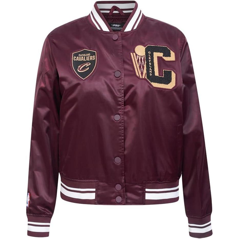 image:imagePro Standard NBA womens Womens Nba Mash Up Satin JacketWine