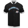 Mens NBA Classic Chenille Button Down(Black/Gray)
