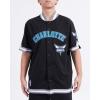 Mens NBA Classic Chenille Button Down(Black/Gray)