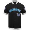 Mens NBA Classic Chenille Button Down(Black/Gray)