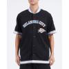 Mens NBA Classic Chenille Button Down(Black/Gray)