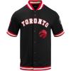 Mens NBA Classic Chenille Button Down(Black/Red)