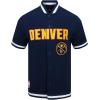 Mens NBA Classic Chenille Button Down(Midnight Navy)