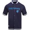 Mens NBA Classic Chenille Button Down(Midnight Navy)