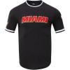 Mens NBA Classic Chenille Short Sleeve Tee(Black)